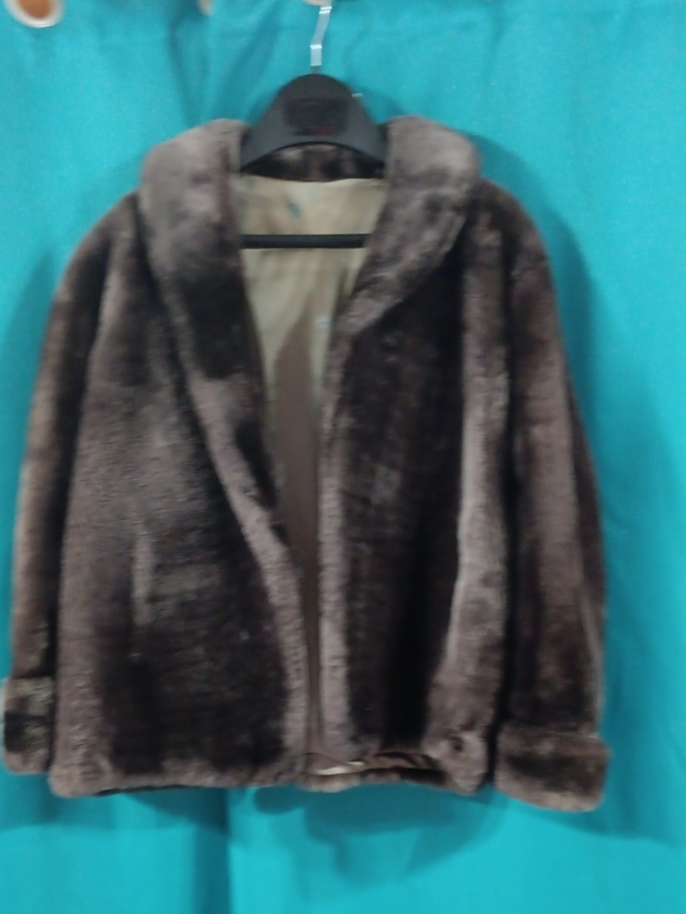 Women’s Faux Fur Coat - Brown